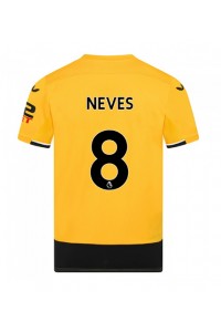 Fotbalové Dres Wolves Ruben Neves #8 Domácí Oblečení 2022-23 Krátký Rukáv
